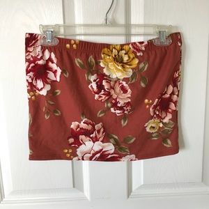 A’gaci floral tube top!